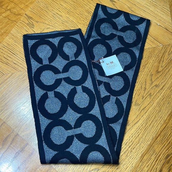 Coach Accessories - NWT COACH W LUREX OP C SCARF